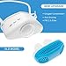 HDSMNGY 4 in 1 Anti snoring Devices,2024 New Atomization snoring Solution,Right Amount Fog,Adjustable Wind Force Sleep Apnea Devices for Comfortable Sleep (Size Adjustment), White