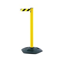 Post with Retractable Barrier