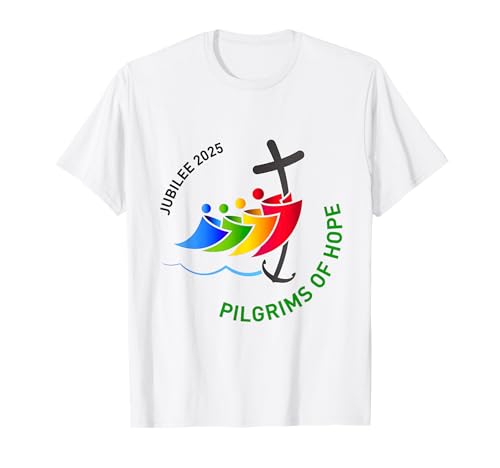 Jubileo 2025 Peregrinos de Esperanza por la Fe Viaje Camiseta