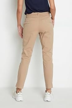 Kaffe Normale broek voor dames, slim fit, vrijetijdsbroek, Zwart Diep, 46