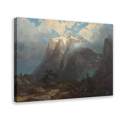 Affiche Mount Brewer King's River Canyon Albert Bierstadt 30x45 cm