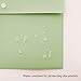 VANRA Poly File Folders Letter Size File Jackets Organizer Plastic Envelope A4 Flat Document Holder with Snap Button Closure (Pastel Green, Pack of 5)