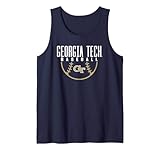 Georgia Tech Yellow Jackets Baseball Arch Tank Top