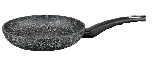 ELO Bratpfanne 20 cm Granit, aus hochwertigem Aluminiumguss, ELODUR® Professional Antihaftversiegelung, ergonomischer Griff mit Flammschutz, schwarz, Neu
