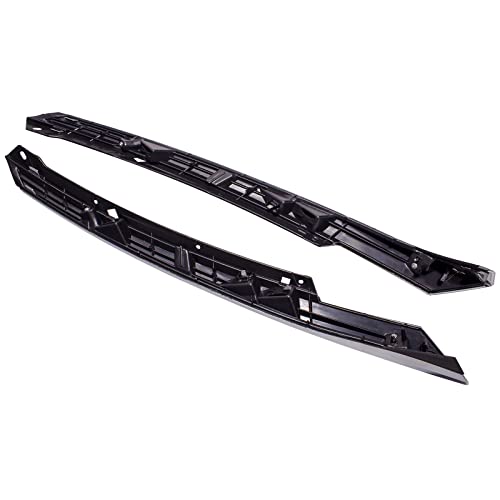 Bst Bssp Pair Headlight Molding Trim Eyebrow Strips, For 2016-2018 Civic 4Dr Sedan Chrome Cover Driver/Passenger Sides (2Pcs Set) #TOP4