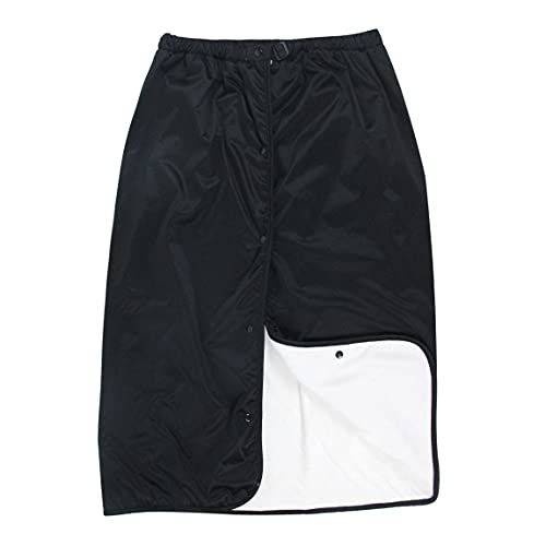 Large Cotton Wearable Incontinence Bed Pads Washable - Adult Diaper Skirt for Highly Absorbency - Washable Bed Mats for Bedwetting - Reusable Incontinence Bed Mattress Mats for Adults, Kids (Black)