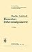 Produktbild Elementare Differentialgeometrie (Grundlehren der mathematischen Wissenschaften, 1, Band 1)