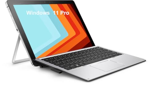 HP Elite X2 1012 G2 2-in-1 Business Tablet, Touchscreen Laptop, 12.3” FHD(1920 x 1080), Intel Core i5-7300U, 8GB RAM, 256GB SSD, Windows 11 Pro (Renewed)