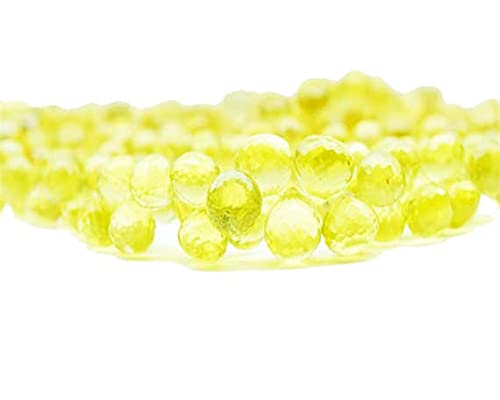 Perles Lemon Onion Shape LKBEADS pierre précieuse taillée 9X8mm pour haute joaillerie