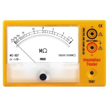 MECO MC-907 Analogue Insulation Tester, 1000V - 500M Ohm Range By NAAFIE-picture-19