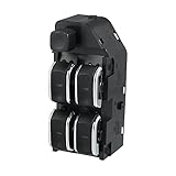 X AUTOHAUX 25668566 901-052 Car Power Window Control Switch Master Window Switch Front Driver Side for Cadillac DeVille 1997-1999