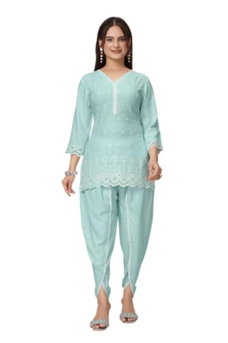 Ensemble vêtements décontractés viscose rayonne femme broderie