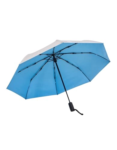 Solbari Compact Sun Protective Umbrella UPF 50 | Lightweight compact umbrella with ultra-reflective silver canopy and opaque underside for travel and everyday use product thumbnail 12