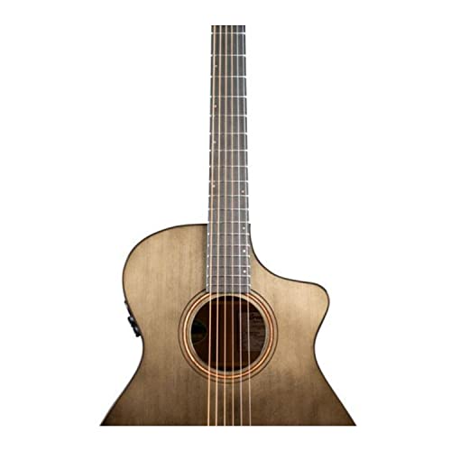 Breedlove Artista Pro Concert Ce 6-String European-Myrtlewood Acoustic Guitar With Maple Neck And Real Solid Tonewoods (Right-Handed, Black Dawn) #TOP4