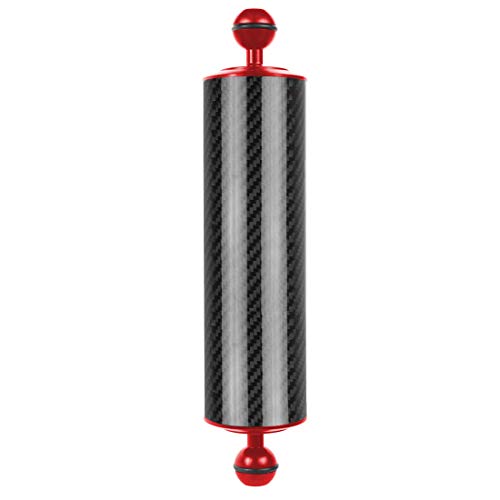 Bras de flottabilité carbone 2.5cm support lampe de poche plongée 25.4cm