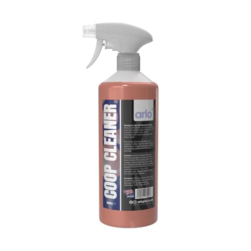 Coop Cleaner Disinfectant with Eucalyptus & Thymol (Disliked by Red Mites) Ready to Use 500ml | Effective Poultry House Cleaner | Eliminates Odours and Bacteria