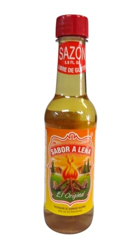 SAZONADOR SABOR A LEÑA - EL ORIGINAL - SAZONADOR DE AHUMADO NATURAL - 165 ML