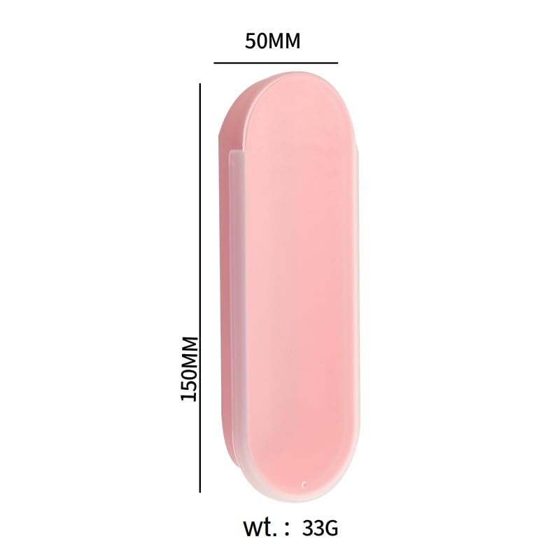 Image of 2-Piece Portable Cutlery Set - Metal Spoon & Fork with Plastic Handle and Travel Box for Lunch Box, Office, School, Home & Kids (Pink)