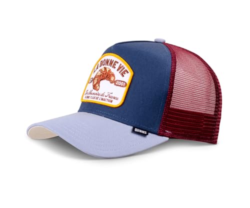 Djinns - La Bonne Vie #2 (Navy/Blue/Wine) - Trucker Cap Meshcap Hat Kappe Mütze Caps