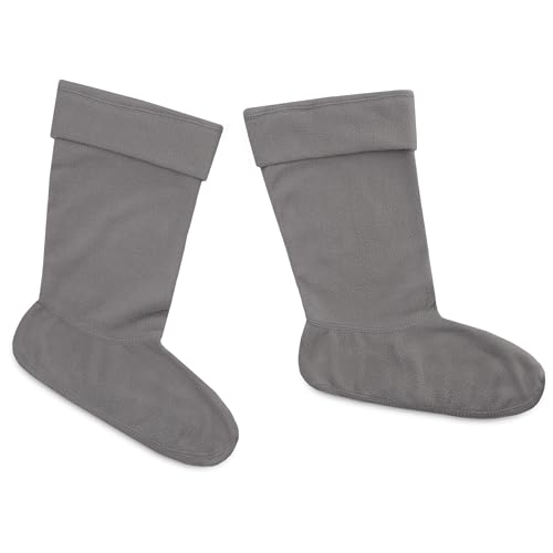 CityComfort Calcetines para Botas de Agua Hombre - Calcetines Altos, Calcetines Invierno Hombre - Talla 41-46, Calcetines Termicos, Regalo (Gris, 41-42 EU)