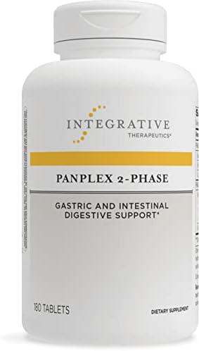 Integrative Therapeutics Panplex 2-Phase - Stomach and Intestinal Tract Support Supplement with Digestive Enzymes with Pepsin and Betaine HCL* - 180 Tablets