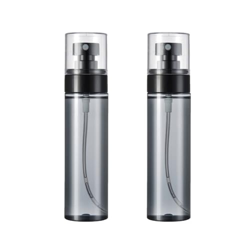 VASANA 2PCS 100ML/3.4oz nachfüllbare Sprühflaschen Plastik Feine Nebel Reise Pumpe Flasche mit Kappe Portable Parfüm Skincare Flüssigkeiten Kosmetik Mini Container