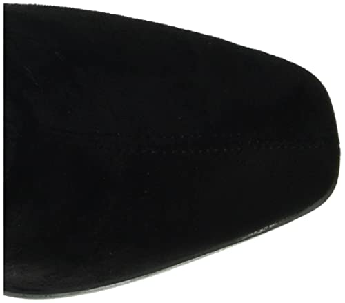 Yoki-Quincy Women's Over The Knee Stacked Heel Boots, Black, 8.5 M Us #TOP4