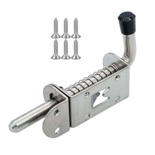 Pestillo de puerta de resorte con cerrojo de barril robusto 2