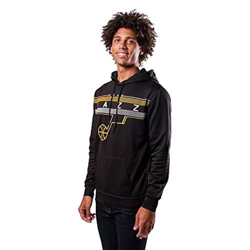 Sudadera con capucha NBA para hombre Ultra Game Poly Midtown con bolsillo frontal 3
