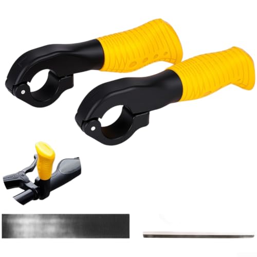 Caswynlife Adjustable Thumb Grips, Anti-Slip TPE For 22Mm Handlebars