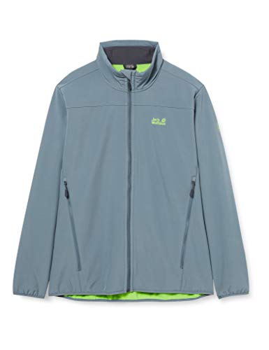 Jack Wolfskin Men's Northern Point Jacket, Storm Grey, L