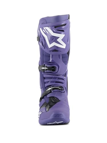 Image of Alpinestars Tech 10 Boots, High-Performance Motocross Boots, CE-Certified, 7, Ultraviolet /Black