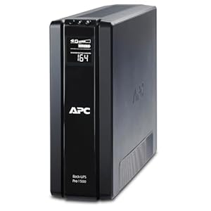 APC UPS 1500VA Battery Backup Surge Protector, Backup Battery Power Supply with AVR, BR1500GR (Renewed)