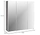Schildmeyer Trient Spiegelschrank, Holzdekor, esche grau Dekor, 71 x 70 x 16 cm