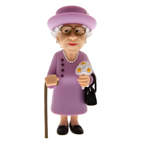 MINIX Queen Elizabeth II - Figura rainha Elizabeth II The Royal Family - colecionáveis, 12 cm de altura