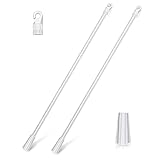 Hochwertige Materialien: Der Blindstab mit Haken ist aus hochwertigem POM-Kunststoff, leicht, aber zuverlässig, gut verarbeitet mit hervorragender Verarbeitung, robust genug, um schwere Vorhänge und Jalousien zu ziehen, kann für lange Zeit verwendet werden