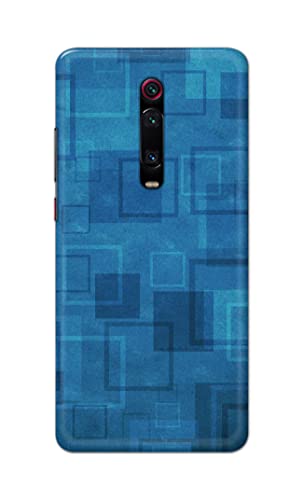Image of Printed Hard Back Cover Case for Mi Redmi K20 | Redmi K20 Pro Back Cover (Plain Azure Blue) -702