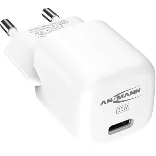 Chargeur USB intelligent GaN 30W compatible PC portable et smartphone rapide