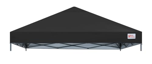 MASTERCANOPY Replacement Pop Up Canopy Top for Durable Pop-up Canopy (8x8 Black)