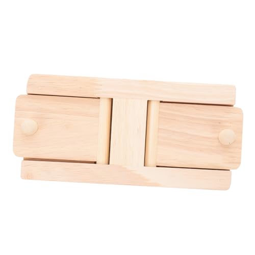 iplusmile ハムスター採餌おもちゃ フードハンティング ハムスターのおもちゃとアクセサリー の餌の隠し場所 モルモットベッド ケージ 木製の 食べ物を探す