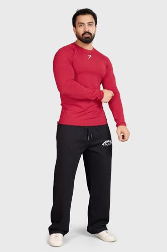 Image of FUAARK Men's Full Sleeves Gym Slim Fit T-Shirt