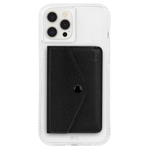 Porte-cartes magnétique haut de gamme Case-Mate noir pour iPhone MagSafe