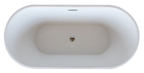 Spa World Venzi Vz6731Bwsxcwxx Vida Collection Oval Soaking Bathtub, 32X67, Center Drain, Wh #TOP1