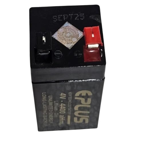 Image of EPLUS 4V 4.4 Ah Lithium Rechargeable Battery with BMS Protection for Toys, LED Lamp, Solar Lantern, Emergency Light, Torch (1, 4.4AH)
