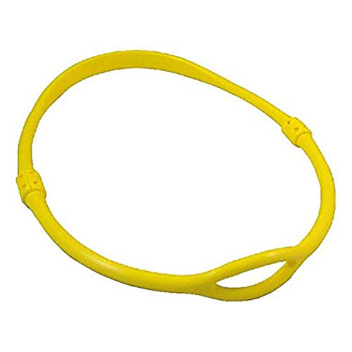 Collar largo amarillo de 81 cm ideal para vestidos de oficina y looks casuales