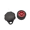 GLASSNOBLE Anti Diefstal Knop, Anti Diefstal Pin-Lock Beveiligingsknop Sleutel voor 1″ Arm Socket Telefoonhouder Zwart