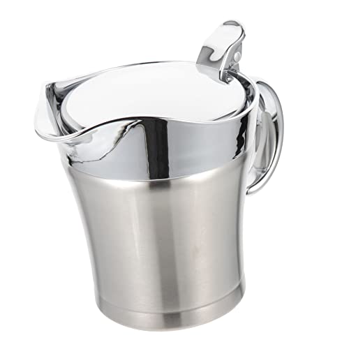 DECHOUS Sauce Container Seasoning Sauce Pot for Home Kitchen Dispenser for Ketchup Salad Dressings Gravies for Catering Food Service