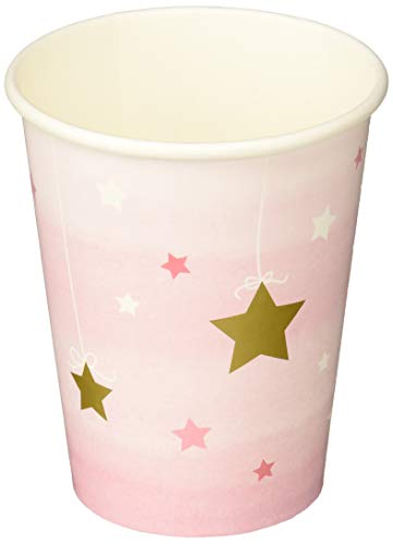 Creative Converting Twinkle Little Star Paper Cups Party Supplies, Multicolor,9 oz.