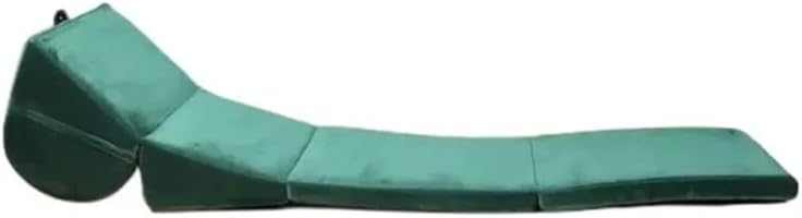 Foldable Lounger Sofa Chair Furniture Collapsible Adjustable Floor Couch Sofa Chaise Lounge for Living Room (Grey 140x47cm)