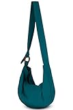 YOUR COZY Women's Turquoise Cotton Hobo Handbag, Shoulder Sling Bag, Crossbody Bag